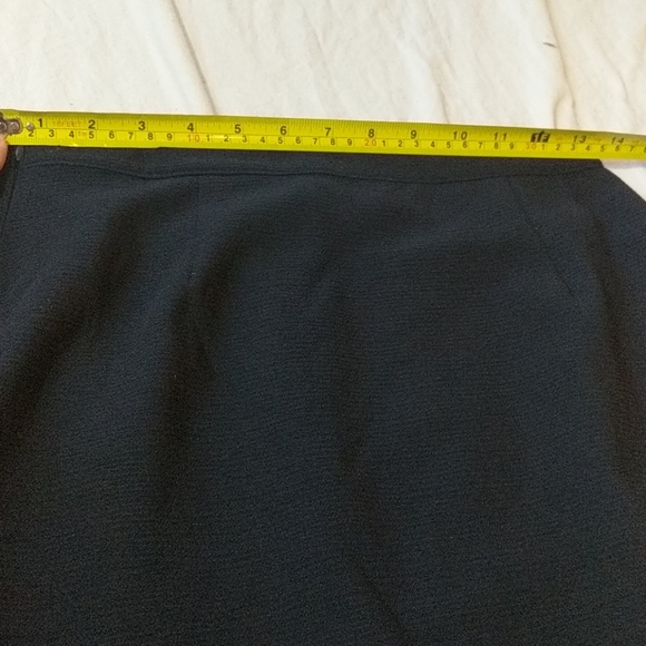 Navy dress skirt with lace and paneling detail - Picture 6 of 6